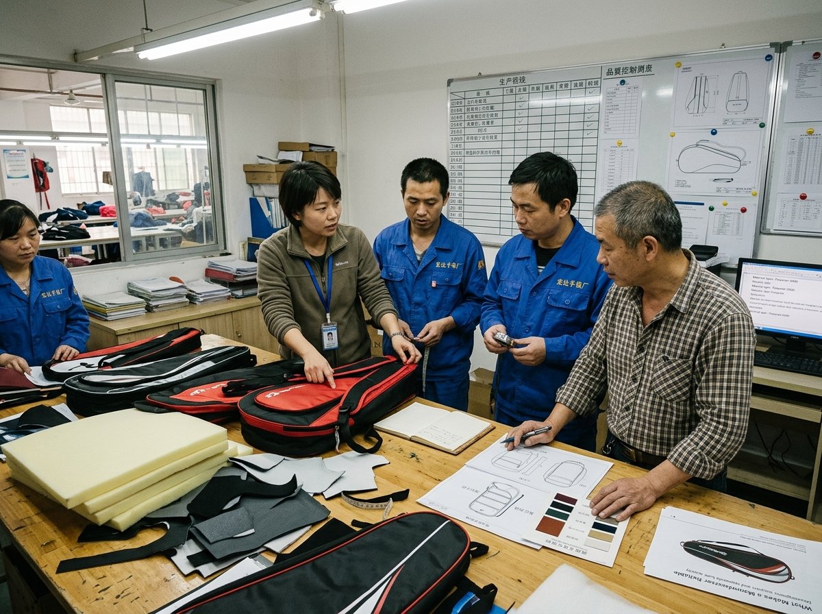 reliable custom racket bag factory