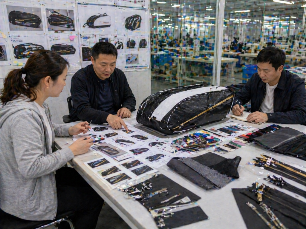 badminton bag development process oem