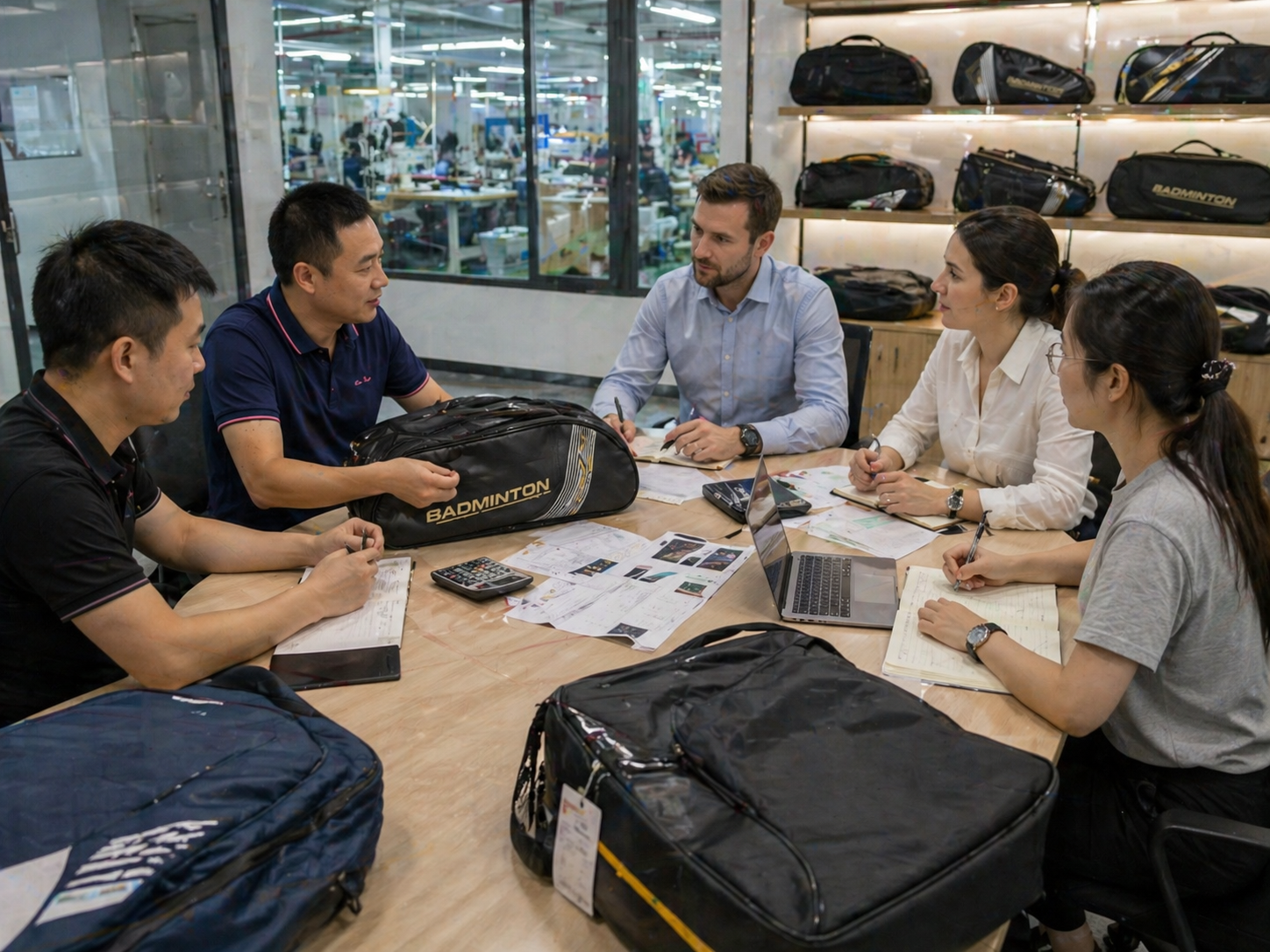 badminton bag negotiation order terms