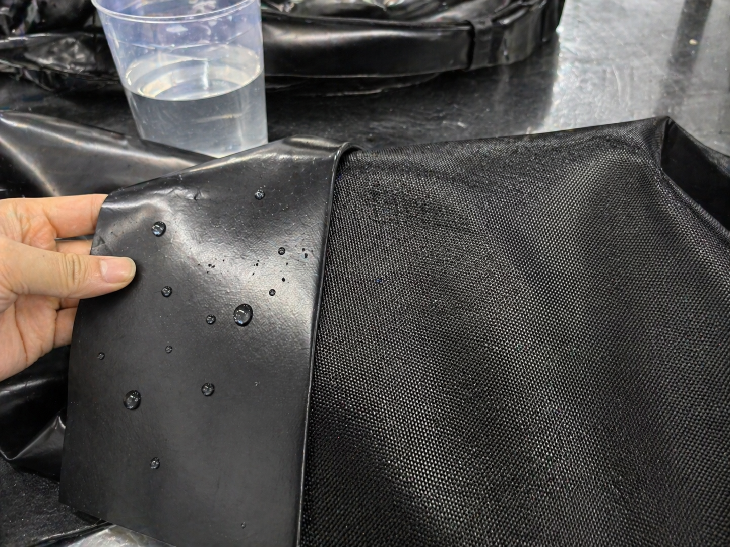 badminton bag waterproof materials coating