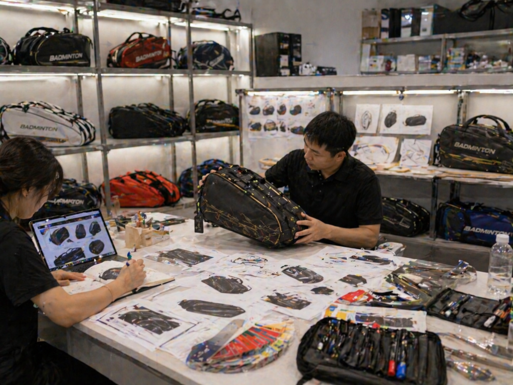 custom badminton bag product line development