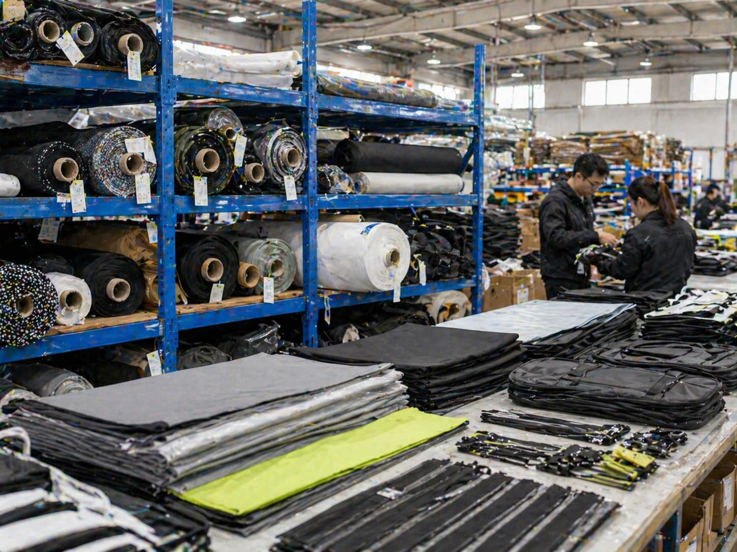 sports bag material supply chain