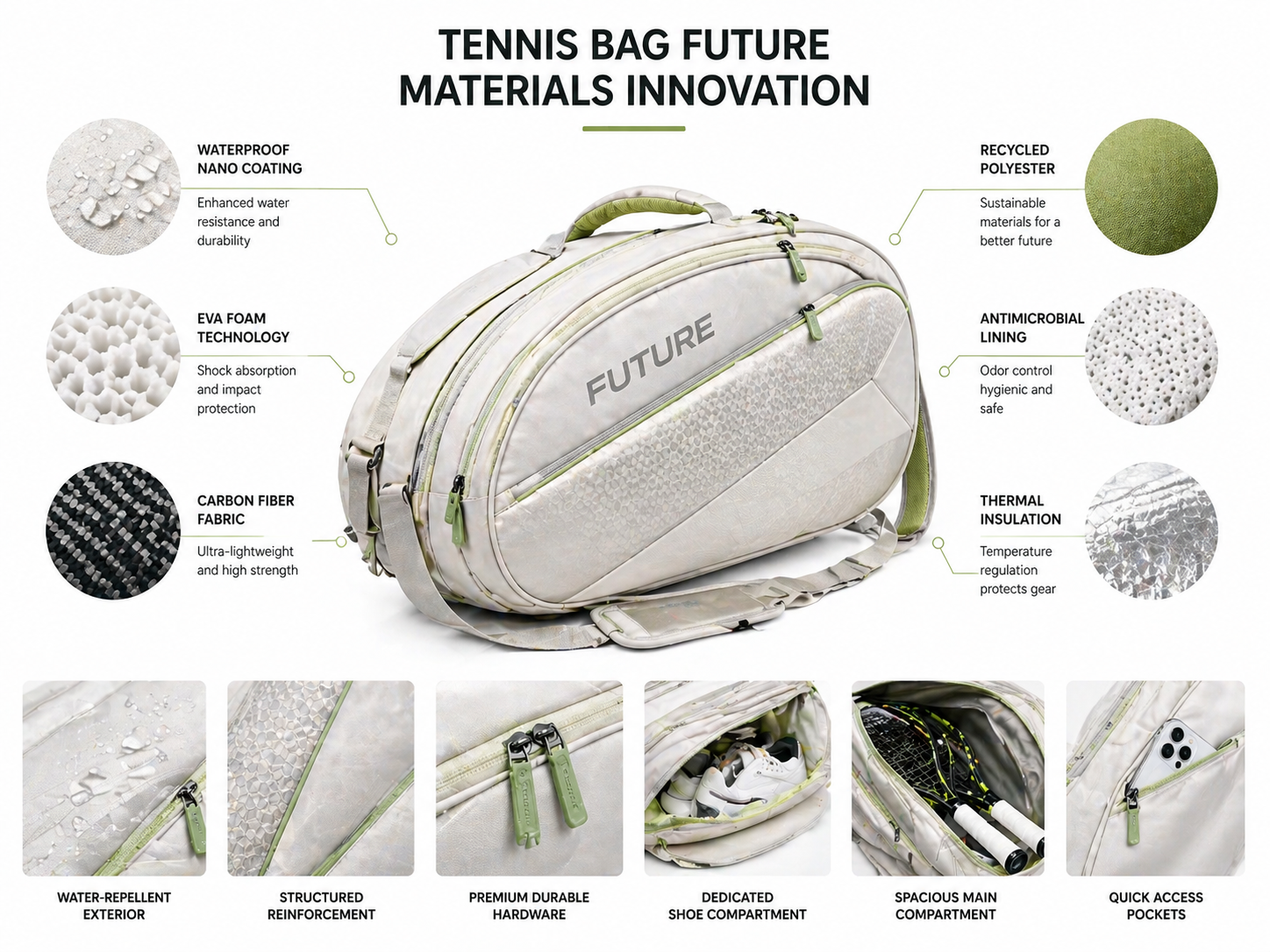 tennis bag future materials innovation