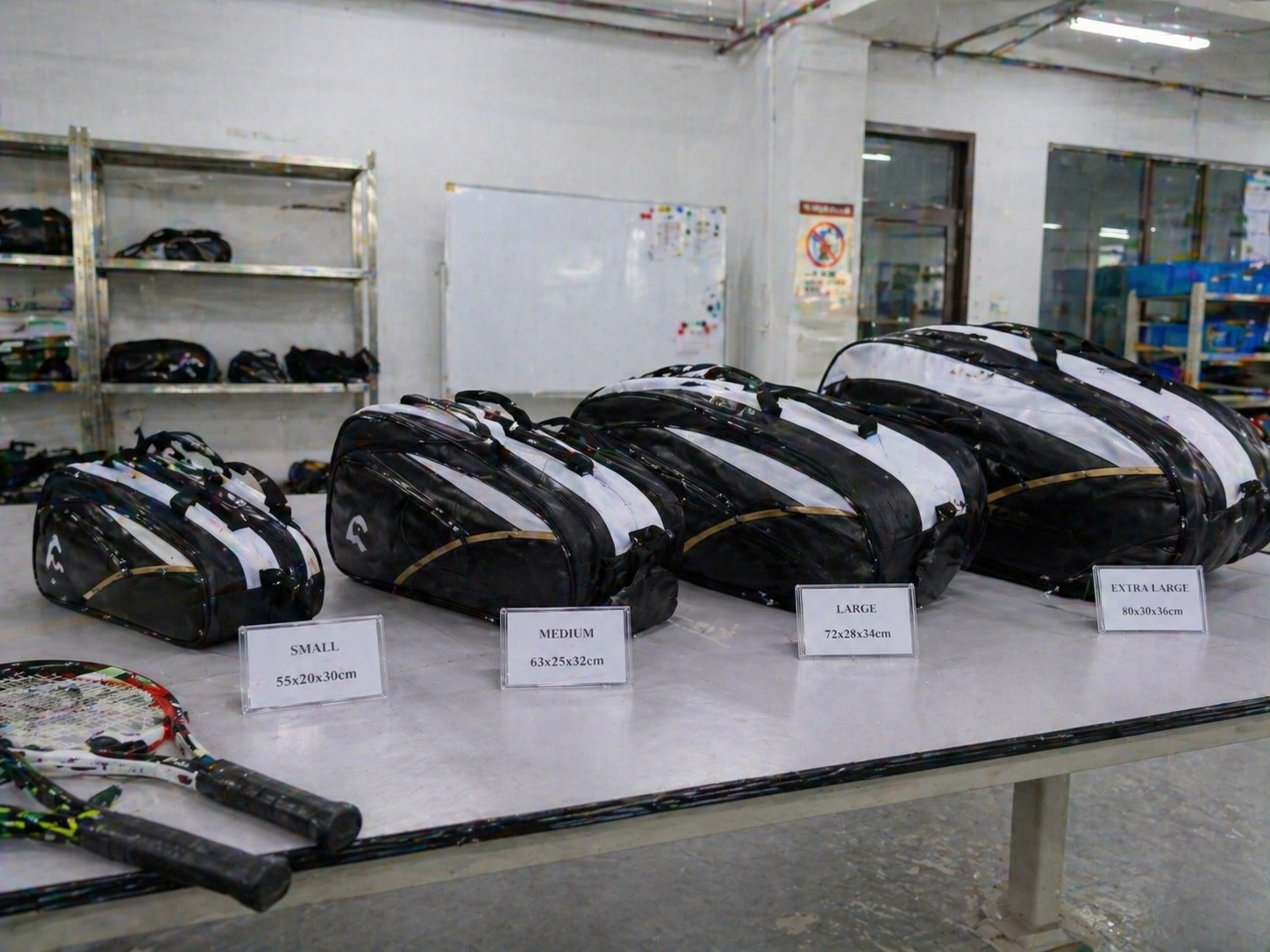 tennis bag size retail segmentation