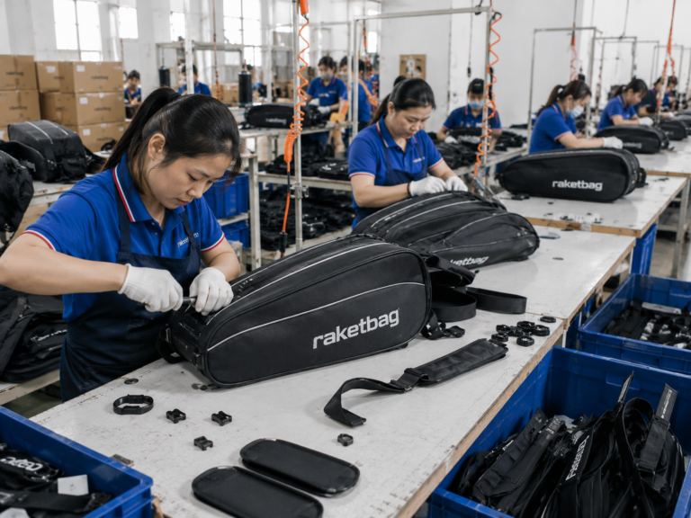 Professional Racket Bag Assembly Production Line