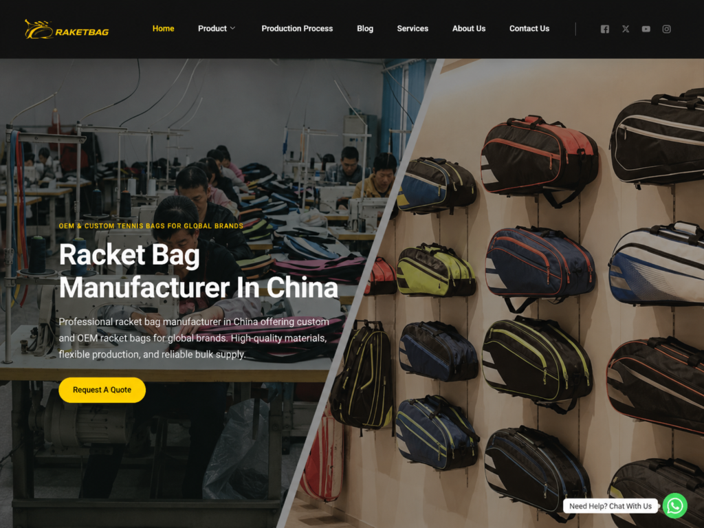 Tennis Bag Manufacturers