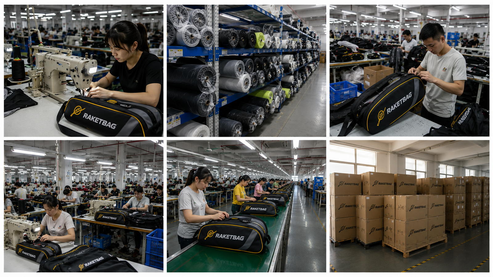 Tennis bag factory