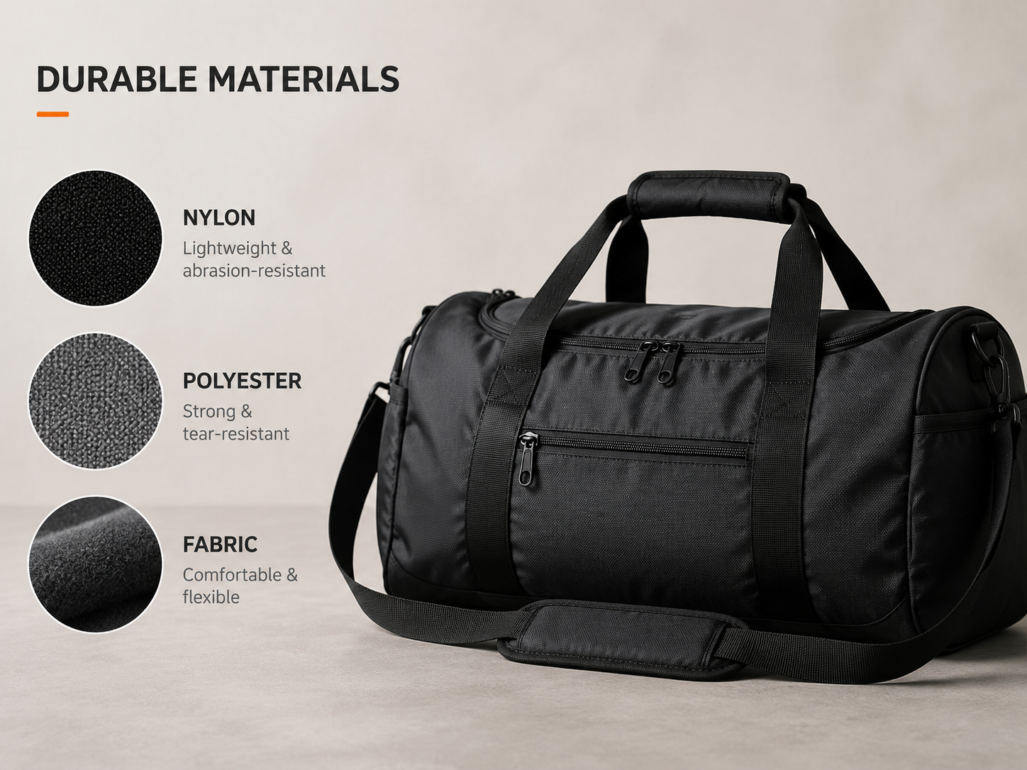 How to Choose Durable Fitness Bag Materials?